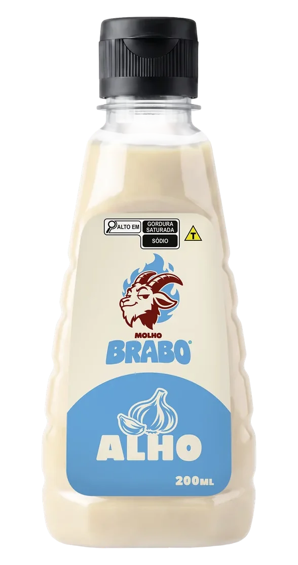 Molho Brabo Alho 200 ml