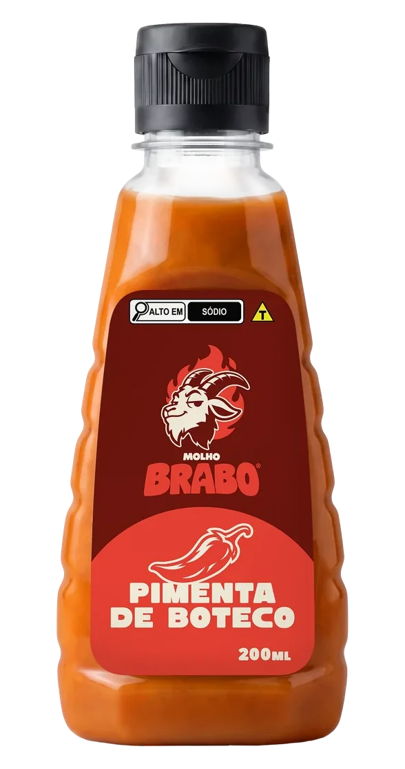 Molho Brabo Pimenta de Boteco 200 ml